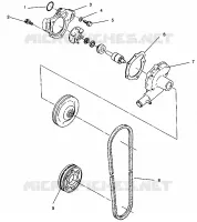 BOMBA DE AGUA CLASSIC 0942865 and  CLASSIC TOURING 0942875 (4924962496042A)