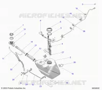 SISTEMA DE COMBUSTIBLE, FUEL TANK ASM.