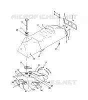 ASIENTO/TANQUE DE GAS ASSEMBLY 500 SP/500 SKS (4921262126003A)