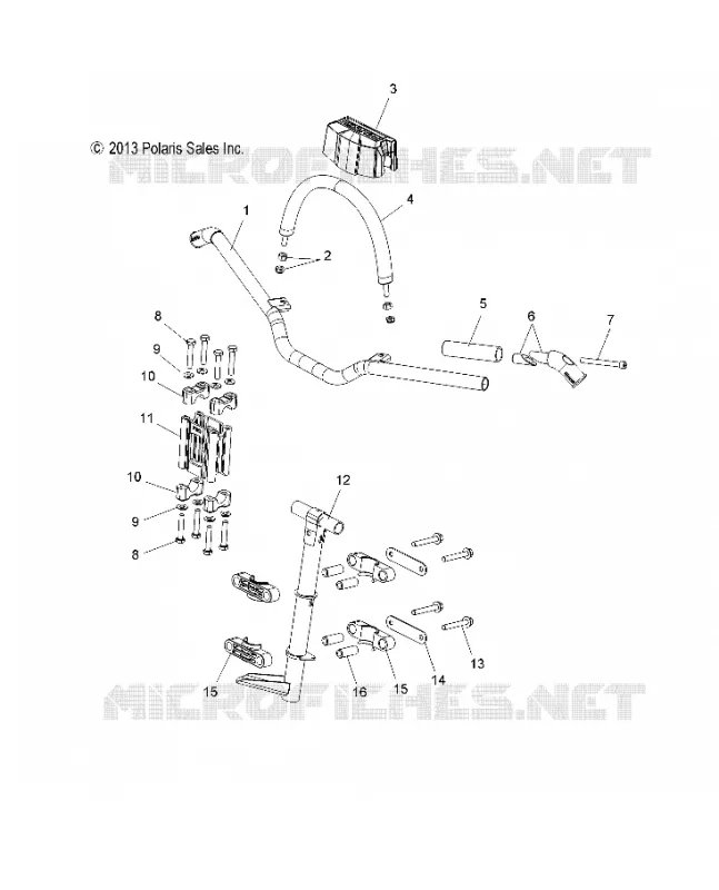STEERING, SOPORTE DE MANILLAR