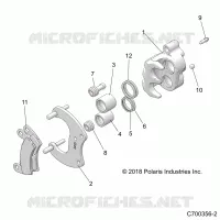 BRAKES, PINZA TRASERA