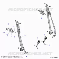 ASIENTO BELT MOUNTING
