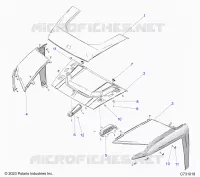 CAPUCHA AND FRONT FENDERS
