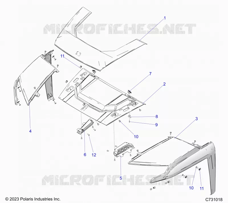 CAPUCHA AND FRONT FENDERS