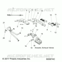 ENGINE, VALVOLA ESCAPE ASM.