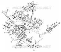 MONTAJE DEL MOTOR 6X6 350L W938739 (4924062406005A)