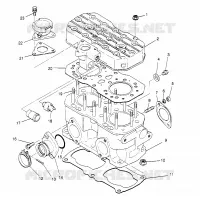 CILINDRO 500 CARB 0962764, 500 CARB SKS 0962564,  EUROPEAN 500 CARB SKS E96 (4931873187C012)