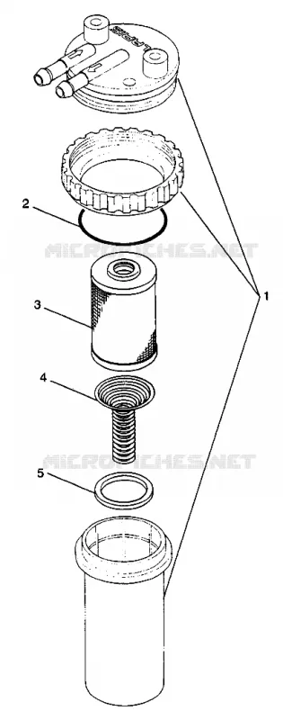 COMBUSTIBLE / SEPARADOR DE AGUA SL 900 B974091 and SL 1050 B974090 (4940974097C012)