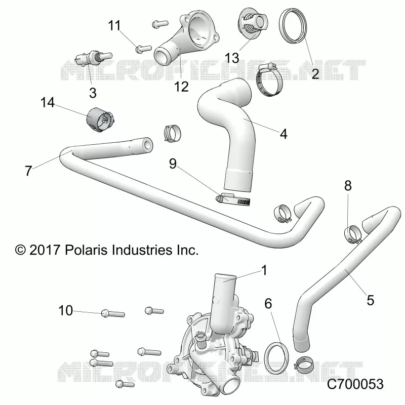 MOTOR, WATERPUMP AND BYPASS