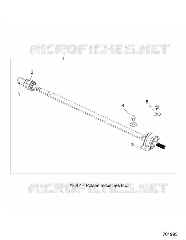TREN, REAR PROP SHAFT