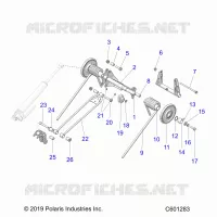SUSPENSION, TRASERO ARM PAR