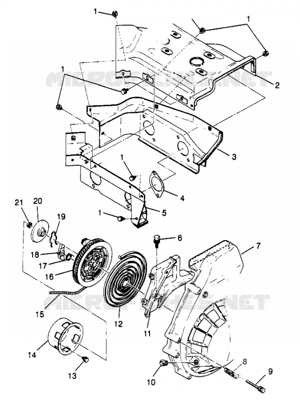 VENTILADOR DE LA CUBIERTA Y EL ARRANQUE DE RETROCESO TRAN SPORT 0970143 and EUROPEAN TRAN SPOR (4938293829C008)