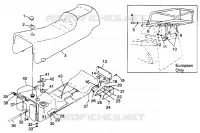 ASIENTO Y TANQUE DE GAS CLASSIC TOURING 0973365 and EUROPEAN CLASSIC TOURING E973 (4938493849A009)