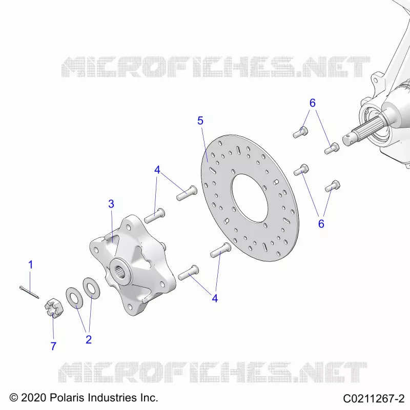 SUSPENSIÃ“N DELANTERA HUB AND BRAKE DISC