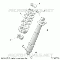 SUSPENSION TRASERA SHOCK MOUNTING
