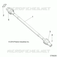 TREN, REAR PROP SHAFT
