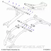 SUSPENSION TRASERA CONTROL ARM MOUNTING