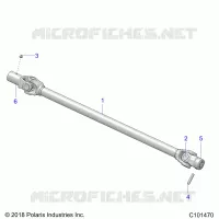 TREN, PROP SHAFT, FRONT