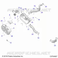 TREN, CLUTCH COVER AND DUCTING