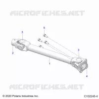 TREN, REAR PROP SHAFT