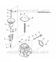 MOTOR, CARBURADOR, UPPER