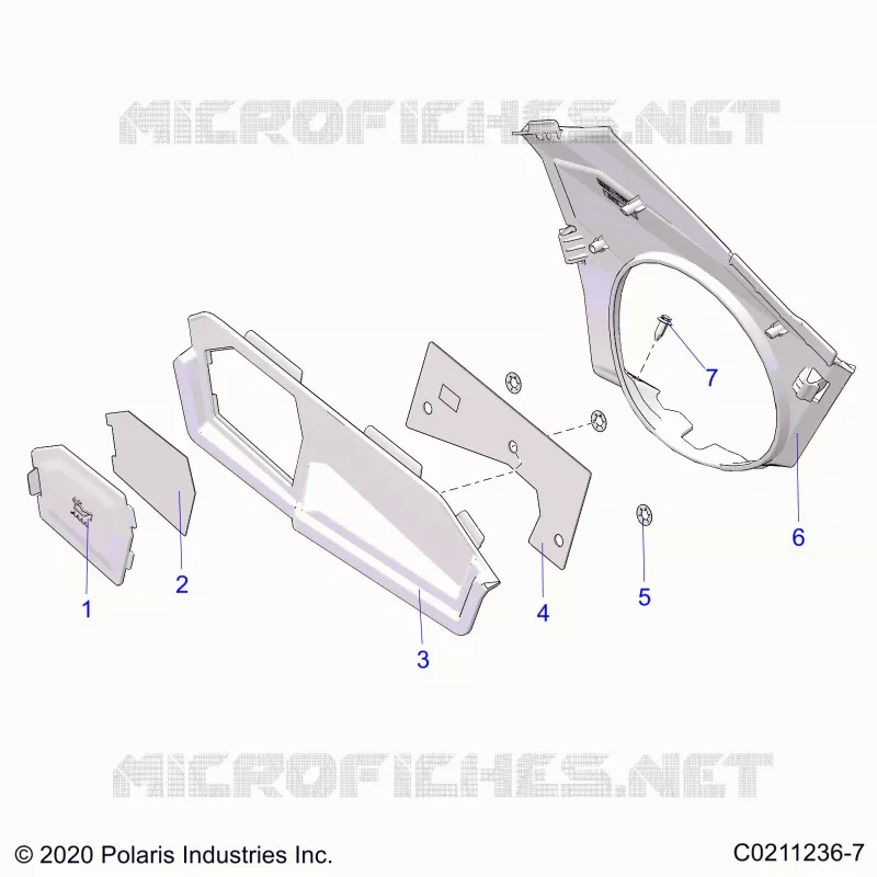 BODY, CLOSE OFF PANEL and ACCESS PANEL