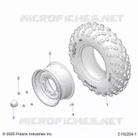 RUEDAS, FRONT TIRE