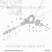 DRIVE TRAIN, TENSOR DE LA CADENA AND SPROCKET