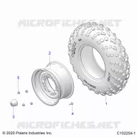 RUEDAS, FRONT TIRE