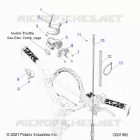 MOTOR, THROTTLE CONTROL ASM.