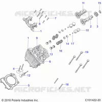 ENGINE, CULATA, CAMS AND VALVES