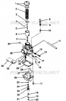 CARBURADOR WIDETRAK GT 0942061 (49261126110032)