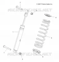 SUSPENSION, SHOCK TRASERO