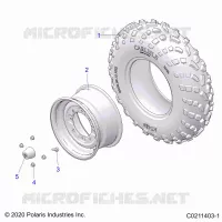 RUEDAS, FRONT TIRE