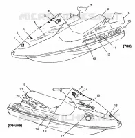 ETIQUETAS SL 700 B974071, Intl. SL 700 I974071, SL 700 Deluxe B974072 and Intl (4940874087A008)