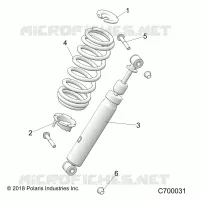 SUSPENSION, CHOQUE FRONTAL MOUNTING