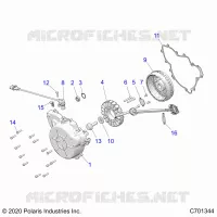 ENGINE, STATOR AND FLYRUEDA