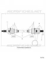 DRIVE TRAIN, TRANSMISION DELANTERA SHAFT