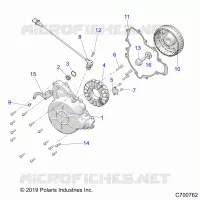 ENGINE, STATOR AND VOLANTE