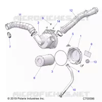 ENGINE, TOMA DE AIRE SYSTEM