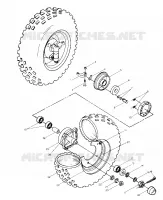 RUEDA DELANTERA ASSEMBLY (4913501350015A)