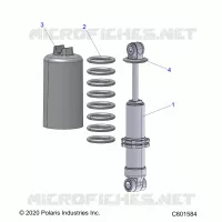 SUSPENSION, CHOQUE FRONTAL TRACK (7045494)