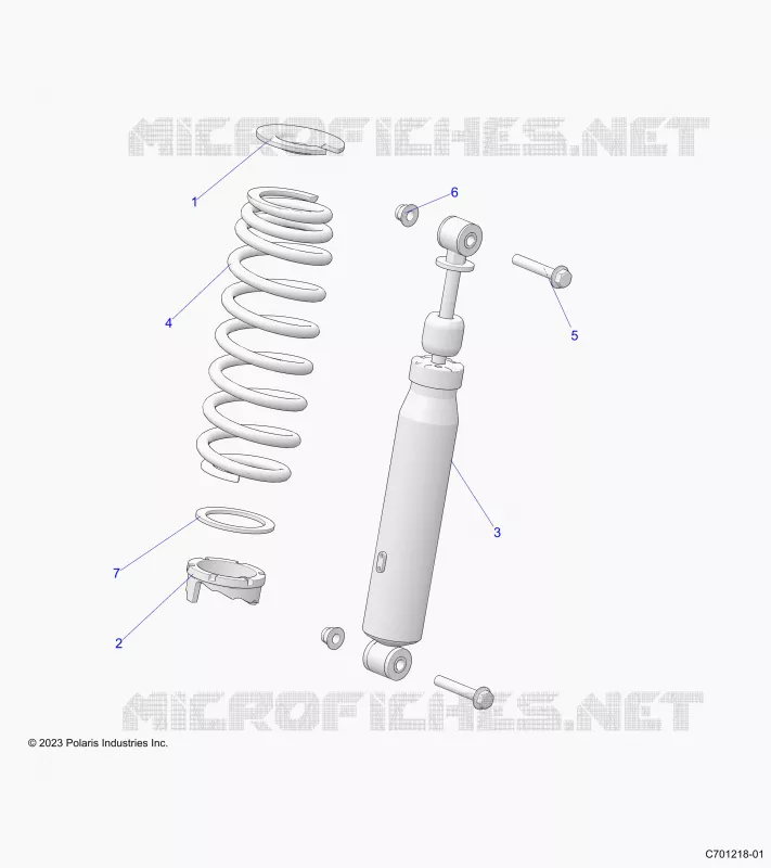 SUSPENSION, CHOQUE FRONTAL MOUNTING