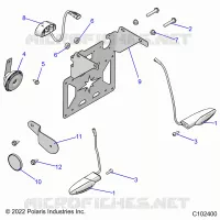 ELECTRICA, TURN SIGNALS, HORN AND LICENSE PLATE LIGHT