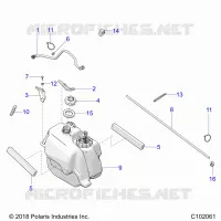 SISTEMA DE COMBUSTIBLE, FUEL TANK ASM.