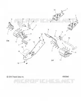 CHASSIS, PROTECCIÃN DEL EMBRAGUE AND FOOTRESTS