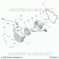 ENGINE, STATOR AND FLYRUEDA