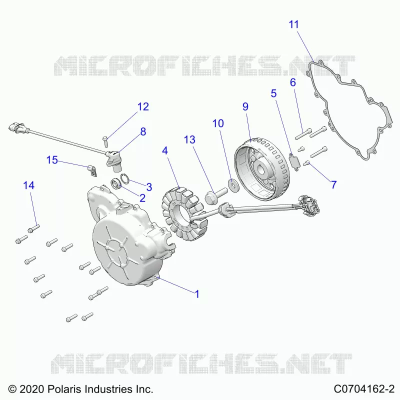 ENGINE, STATOR AND FLYRUEDA