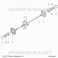 SUSPENSION TRASERA AXLE