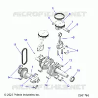 ENGINE, BALANCE SHAFT, CIGUEÑAL/PISTON